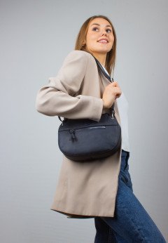 Женская сумка с ремнем через плечо синего цвета Rieker H1501-14