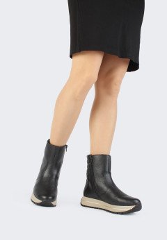 Женские кожаные полусапожки Rieker N4054-00