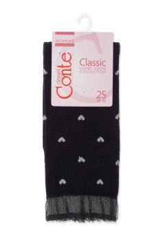 Женские капроновые носки Conte 20С-105СП 243 черн