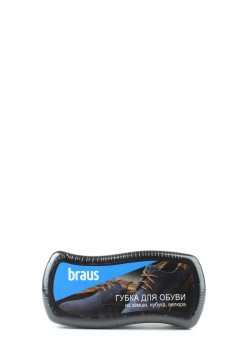 Губка и щетка для обуви Braus 1117 губка д/замши, нубука, велюра