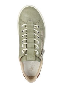 Женские кеды Rieker из искусственного нубука M1952-52