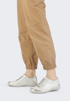 Женские полуботинки Suave Oxford 6605T серебро