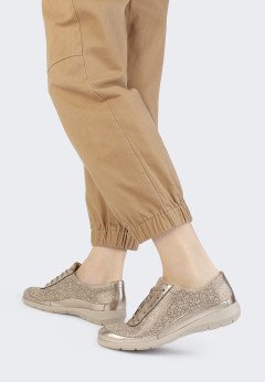 Женские полуботинки Suave Oxford 6605T золото