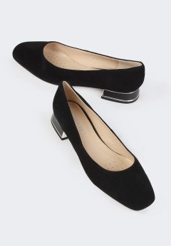 Женские туфли-лодочки замшевые на каблуке Salamander 126-520A-10602