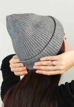 Женская шапка K-C HOHCU 01724 1S графит