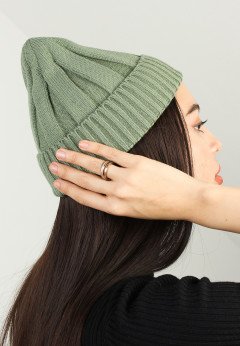 Женская шапка K-C HOHU 023123 1S хаки