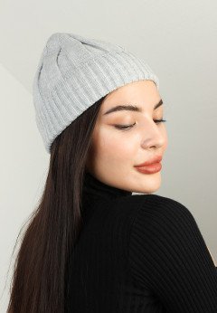 Женская шапка K-C HOHU 023123 1S сер