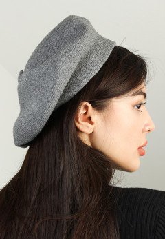 Женский берет K-C HOHW 03423 1S графит