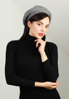 Женский берет K-C HOHW 03423 1S графит