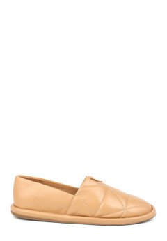 Женские слиперы K-C кожаные JH3715-1 т.абрикос