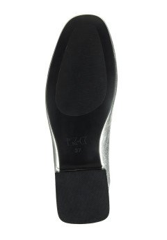 Женские балетки K-C 41276-9-3 серебро