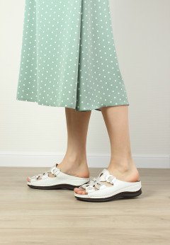 Белые женские сабо Baden MU292-021