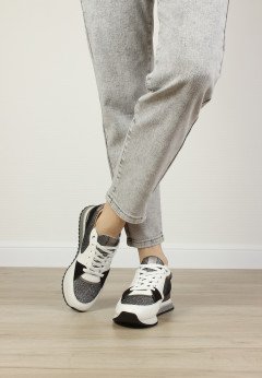 Женские кроссовки K-C 2018-5-1 бел/черн