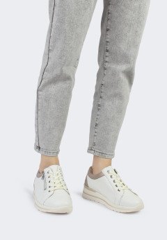 Женские спортивные полуботинки белого цвета Waldlaufer 807001 400983