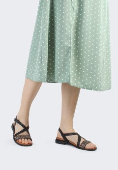 Черные женские сандалии Tamaris 1-1-28111-42-098