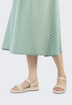 Женские сандалии бежевые Marco Tozzi 2-2-28414-42-403