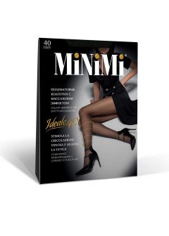 Женские полуматовые колготки MiNiMi Ideale 40 nero