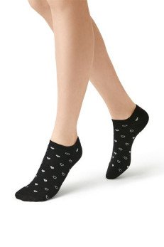 Женские укороченные носки MiNiMi 4206 nero
