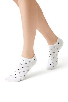 Женские укороченные носки MiNiMi 4206 bianco
