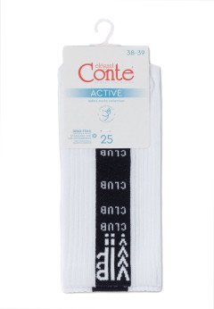 Женские удлиненные носки Conte 20С-20СП 433 бел/черн