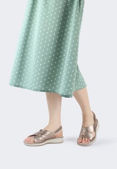 Женские босоножки бронзового цвета Caprice 9-9-28703-42-341