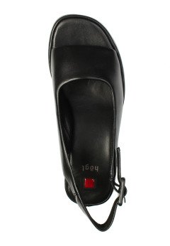 Женские босоножки черные Hogl 7-102510-0100