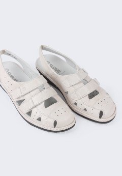 Женские босоножки с сеткой Suave Paris 0930PT молочн