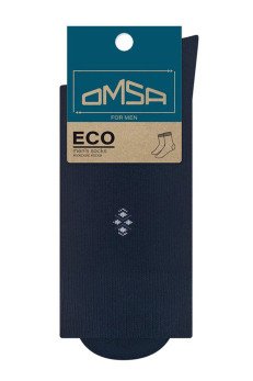 Мужские удлиненные носки OMSA ECO407 blu