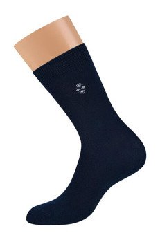Мужские удлиненные носки OMSA ECO407 blu