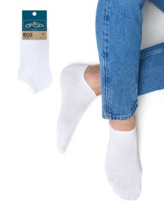 Мужские укороченные носки OMSA ECO404 bianco