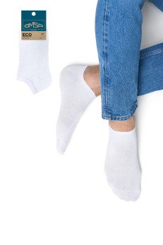 Мужские укороченные носки OMSA ECO404 bianco