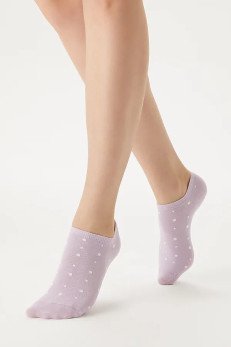 Женские укороченные носки MiNiMi 4203 lilla