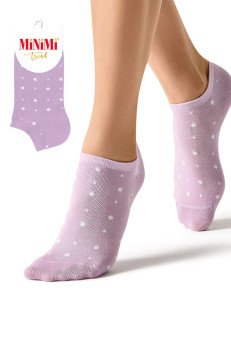 Женские укороченные носки MiNiMi 4203 lilla