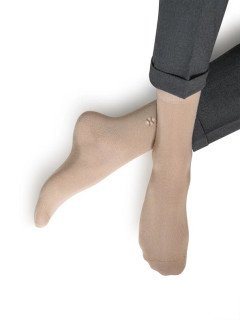 Мужские удлиненные носки OMSA ECO407 beige