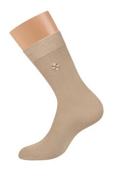 Мужские удлиненные носки OMSA ECO407 beige