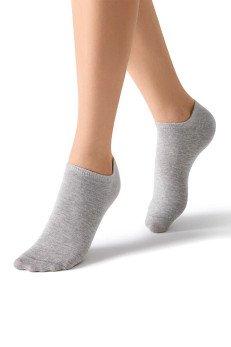 Женские укороченные носки MiNiMi 4102 grigio