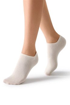 Женские укороченные носки MiNiMi 4102 latte