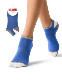 Женские укороченные носки MiNiMi 4204 blu