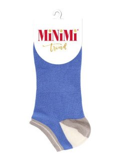 Женские укороченные носки MiNiMi 4204 blu