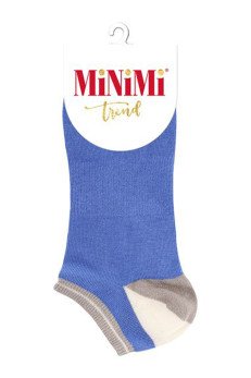 Женские укороченные носки MiNiMi 4204 blu