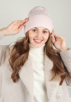 Женская шапка K-C HOHCW 16523 2A св.роз