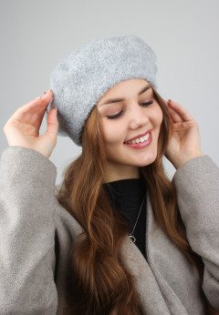 Женский берет K-C HOHW 22224 1A серебро