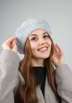 Женский берет K-C HOHW 22224 1A серебро