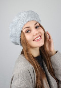 Женский берет K-C HOHW 22224 1A серебро