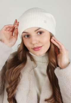 Женская шапка K-C HOHCW 10024 2A молоко