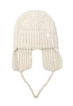 Женская шапка-ушанка K-C HOHW F 01522 1A крем