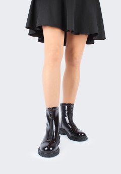 Женские ботинки бордовые Bonavi 21W7-19-504B-1