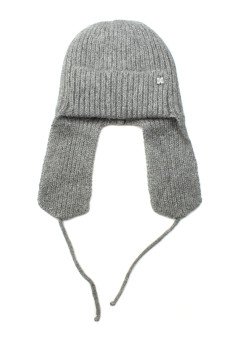 Женская шапка-ушанка K-C HOHW F 21222 1A графит