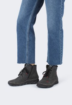 Женские ботинки серые Rieker 55031-45