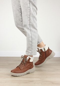 Женские ботинки коричневые Baden U496-021